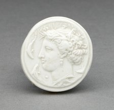 Medallion with Arethusa, Burslem, Early 19th century. Creator: Wedgwood.