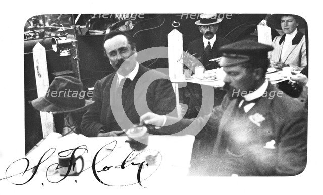 Samuel Franklin Cody (1862-1913), facing camera. Artist: Unknown