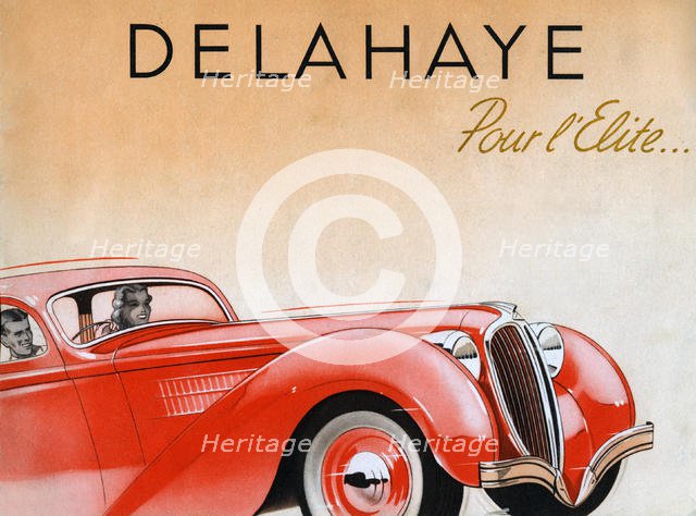 1938 Delahaye. Creator: Unknown.