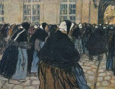 'La Rentree A L'Hospice De La Salpetriere', c1911 Artist: Georges Dupuis.