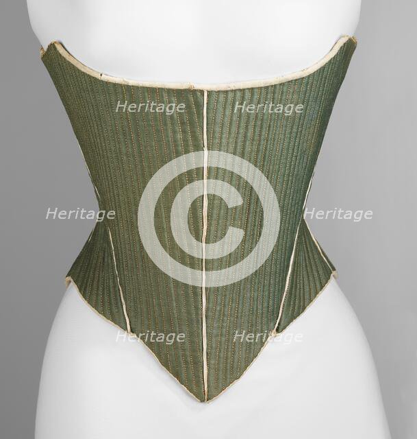 Corset, American, ca. 1780. Creator: Unknown.