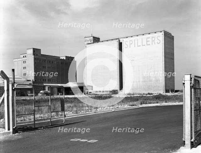 Main mill buildings at Spillers Animal Foods, Gainsborough, Lincolnshire, 1965. Artist: Michael Walters