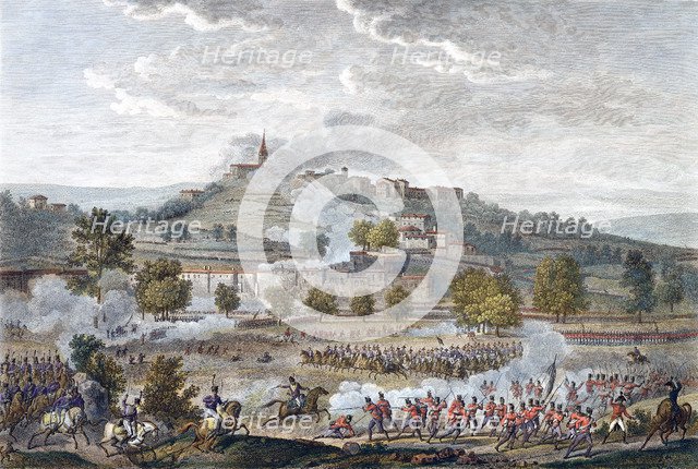 The Battle of Montebello and Casteggio, Italy, 20 Prairial, Year 8 (9 June 1800). Artist: Jean Duplessis-Bertaux