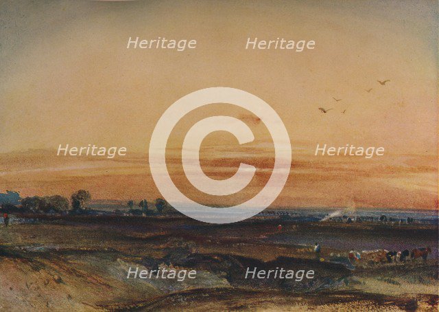 'Sunset', 1826. Artist: Richard Parkes Bonington.