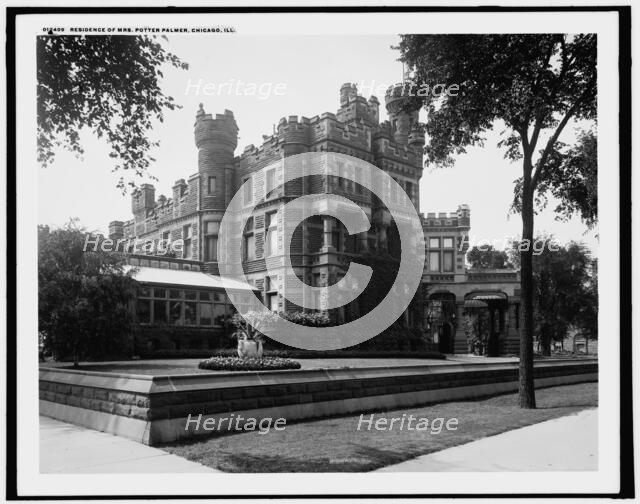 Residence of Mrs. Potter Palmer, Chicago, Ill., 1900 Oct 3. Creator: Unknown.