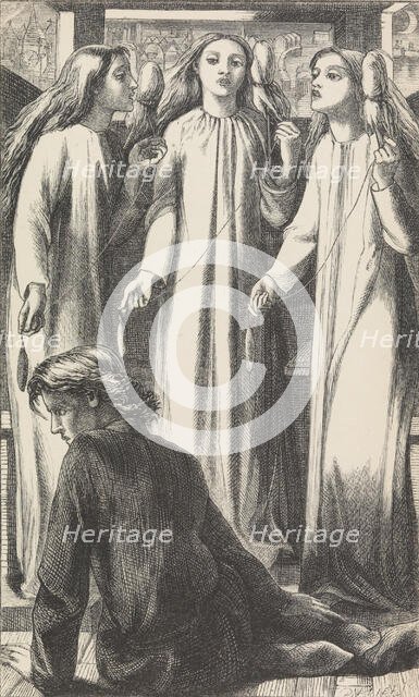 The Music Master, 1855. Creator: Dante Gabriel Rossetti.