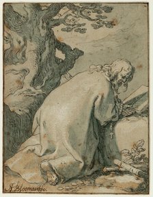 Saintly Hermit, c1612. Creator: Abraham Bloemaert.