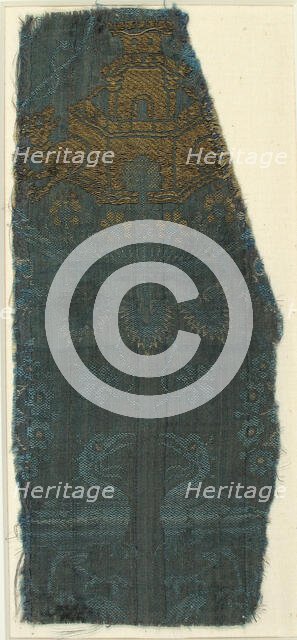 Brocade Textile, Italian, 14th century. Creator: Unknown.