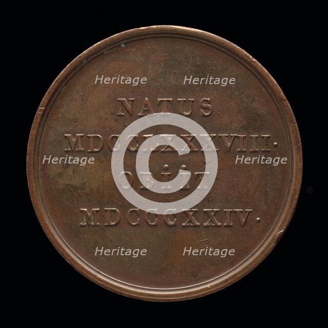 Inscription [reverse], 1824. Creator: William Binfield.