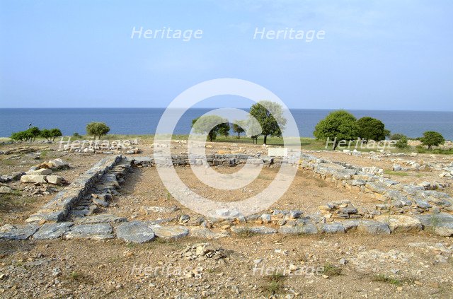 The Sanctuary of Apollo in Mesembria, Greece. Artist: Samuel Magal
