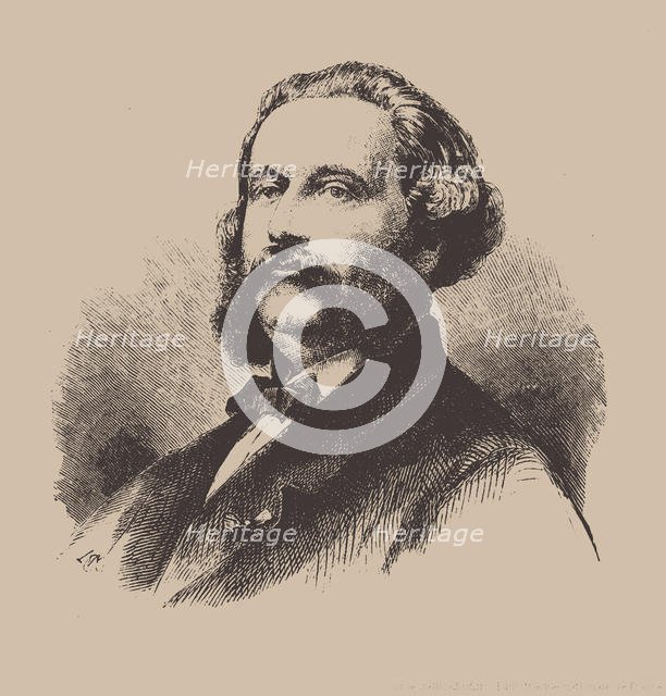 Portrait of the Composer Alfred Jaëll (1832-1882). Creator: Anonymous.
