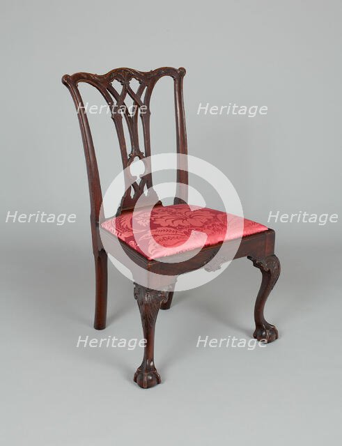 Side Chair, 1755/75. Creator: Unknown.