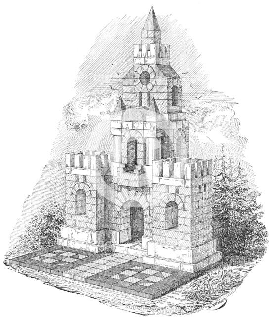 Patent Building Bricks - (a new invention), 1883. Creator: H. Weber.