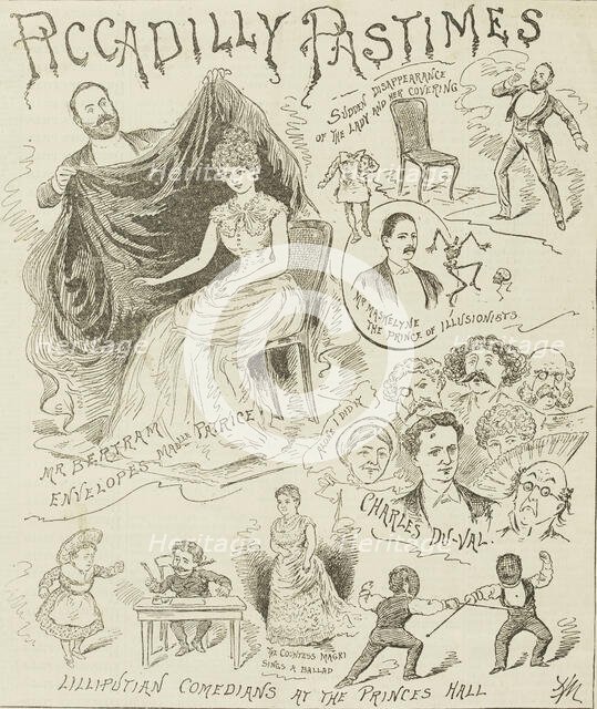 Piccadilly Pastimes, 1886. Creator: Unknown.