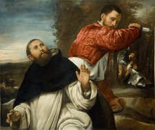 The Death of St. Peter Martyr, 1530/35. Creator: Giovanni Girolamo Savoldo.
