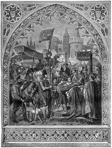 Entry of Louis XI of France into Troyes, 1462 (1882-1884). Artist: Unknown