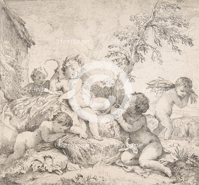 Summer (L'Été), ca. 1735. Creator: Charles-Joseph Natoire.