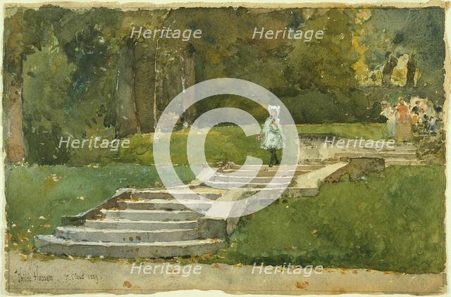 Saint-Cloud, 1889. Creator: Frederick Childe Hassam.