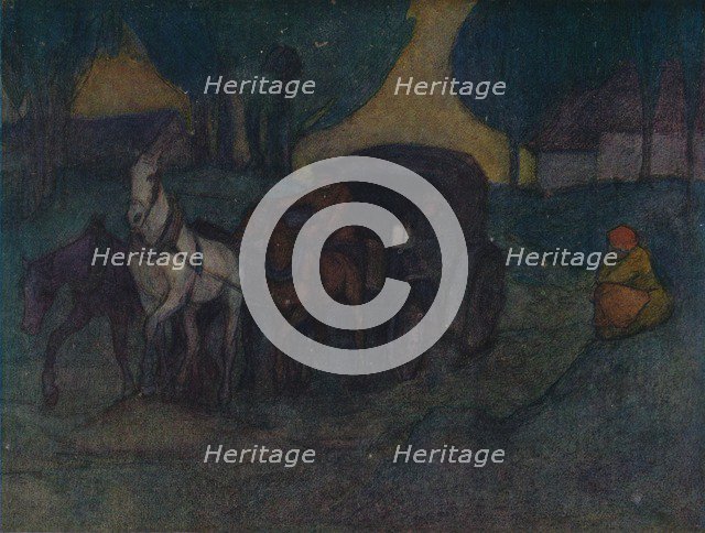 'A Country Road in Poland', c1901, (1905). Artist: Robert Polhill Bevan.