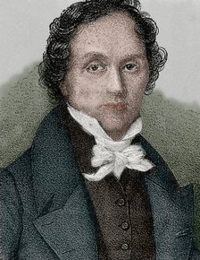 Casimir Delavigne (1793-1843), French poet and dramatist.  Creator: Unknown.