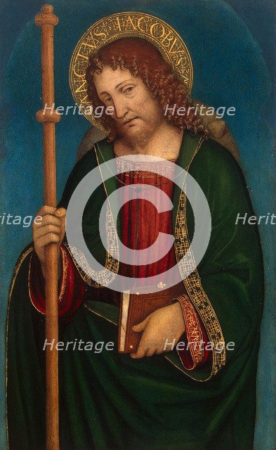 Saint James the Elder', c1500. Creator: Bergognone, Ambrogio (1453-1523).
