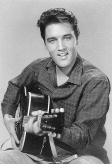 Elvis Presley, American singer and actor, 1950s. Artist: Unknown