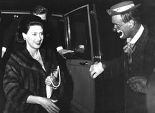 Princess Margaret arriving at a royal circus performance, 1962. Artist: Unknown