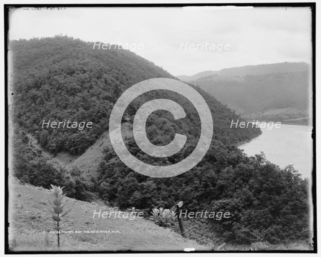 Hinton and the New River, W. Va., 1913 Nov. Creator: Unknown.