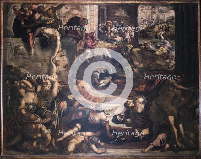 The Massacre of the Innocents, 1582-1585. Creator: Tintoretto, Jacopo (1518-1594).