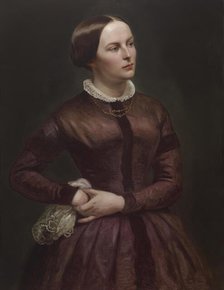Portrait of Mary Buckler Woodville in Historical Costume, c1847. Creator: Carl Ferdinand Sohn.
