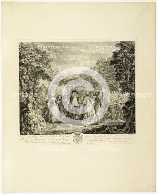 The Carnival of Parnassus, n.d. Creator: Pierre François Basan.