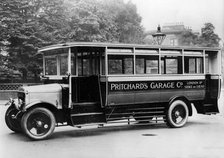 1925 Thornycroft bus for Pritchards garage. Creator: Unknown.