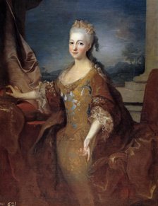 Louise Élisabeth d'Orléans (1709-1742), Queen of Spain, 1724. Creator: Ranc, Jean (1674-1735).