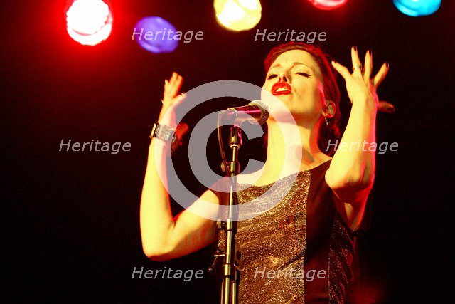 Imelda May, Brecon Jazz Festival, Powys, Wales, 2006. Artist: Brian O'Connor