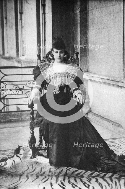 Princess Helene of Orleans, late 19th-early 20th century.Artist: L Varney & Son