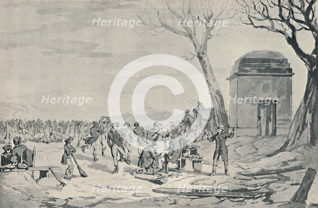 'Skating in Hyde Park, 1807', 1920. Artist: John Augustus Atkinson.
