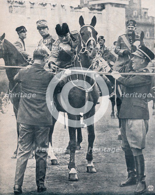 Benito Mussolini, Italian fascist leader, c1922-1933. Artist: Unknown.