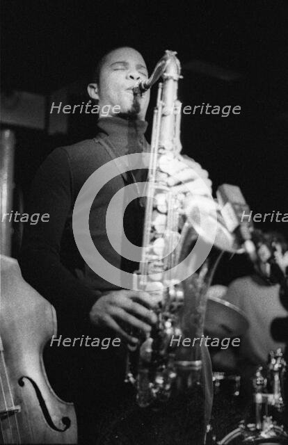 David Sanchez, Pizza Express, Dean St, London, Nov 2001. Creator: Brian O'Connor.