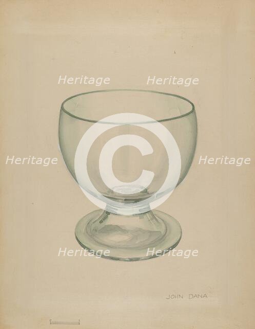 Bowl, c. 1936. Creator: John Dana.