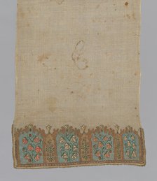 Towel or Napkin, Turkey, 18th century. Creator: Unknown.