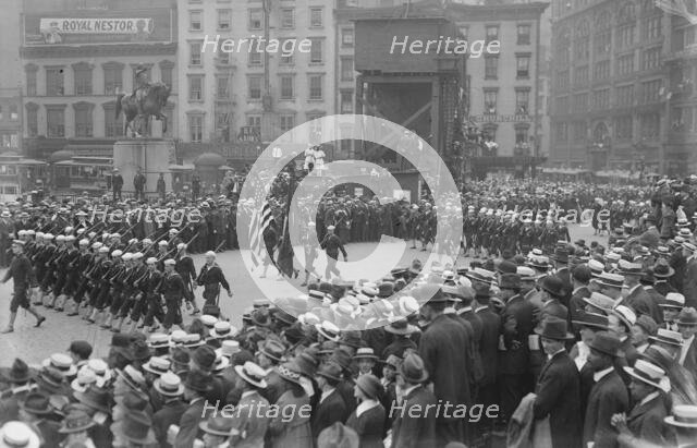 Recruiting Parade, 1917. Creator: Bain News Service.