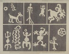 Petroglyph Design, 1935/1942. Creator: Lala Eve Rivol.
