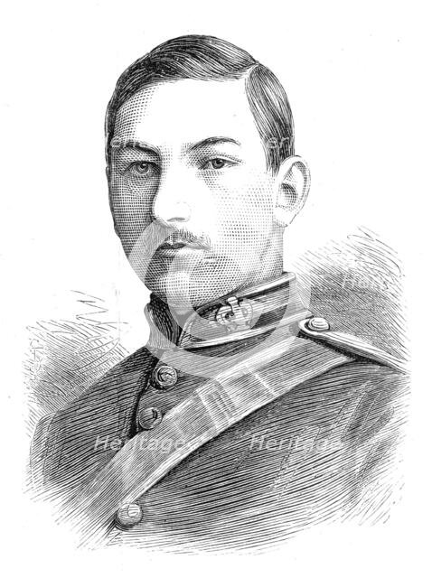 The late Lieutenant C. A. Montanaro, R.A., 1880. Creator: Unknown.