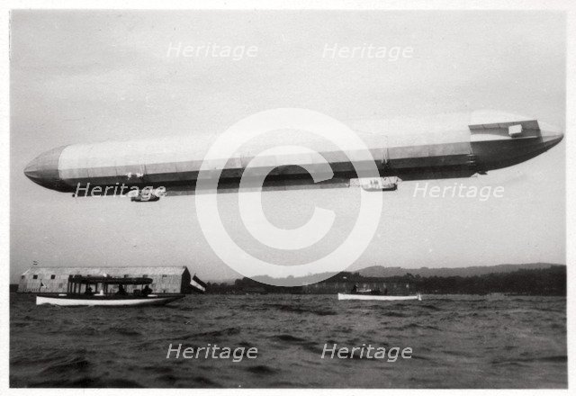 Zeppelin LZ3 airborne, Germany, c1906-1908 (1933). Artist: Unknown