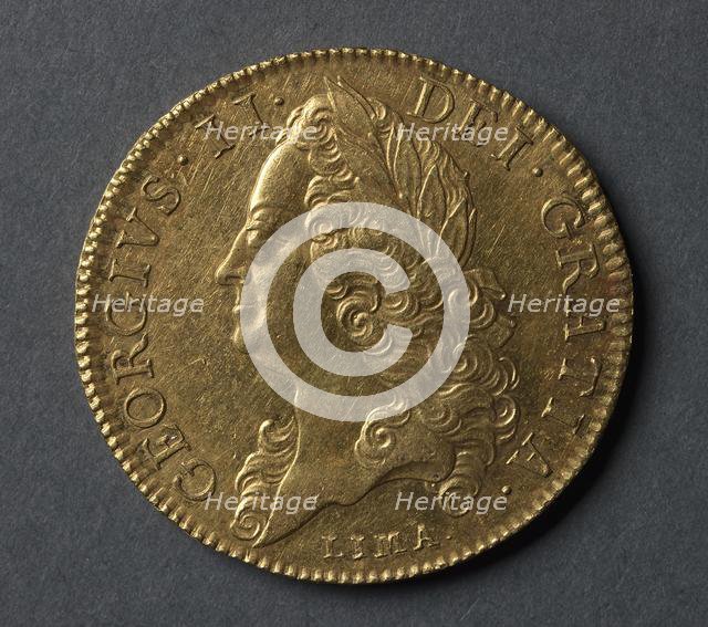 Five Guineas (obverse), 1746. Creator: Unknown.