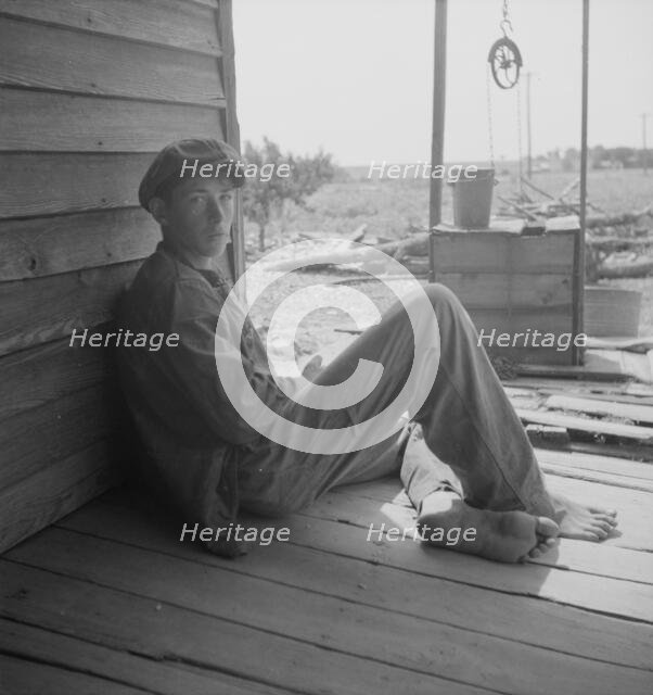 Sharecropper boy near Chesnee, South Carolina, 1937. Creator: Dorothea Lange.