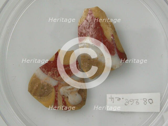 Glass Fragments, Coptic, 4th-early 5th century. Creator: Unknown.