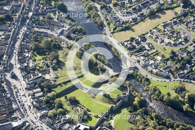 Barnard Castle and bridge, County Durham, 2017. Creator: Historic England.