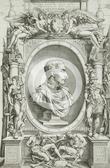 Portrait of Giovanni de Medici, 1550. Creator: Enea Vico.