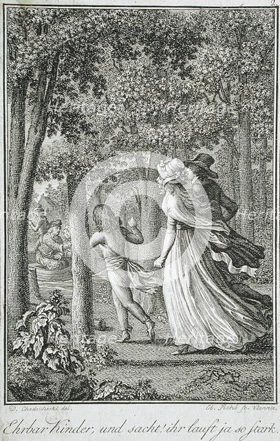 Illustration for 'Becker's Almanac for 1798', c1798. Creator: Daniel Nikolaus Chodowiecki.